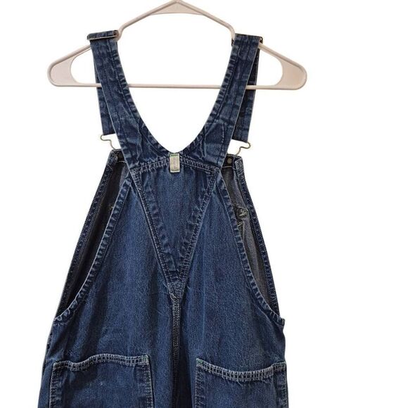 Key Imperial Aristocrat Unisex Medium Wash Blue Cotton Denim Overalls Bibs - Picture 11 of 16